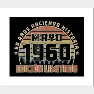 Camiseta Cumplea Mayo 1960 60 Haciendo Historia Posters and Art